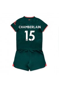 Fotbalové Dres Liverpool Chamberlain #15 Dětské Třetí Oblečení 2022-23 Krátký Rukáv (+ trenýrky)